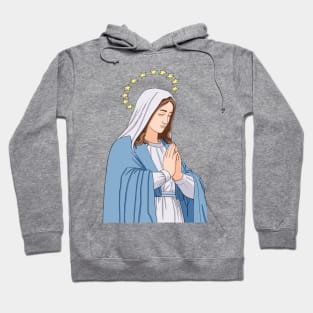 Virgin Mary Pray Hoodie